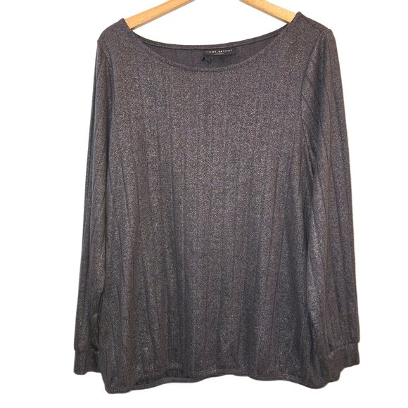 Lane Bryant Grey with silver sparkles sweater 18/20 - Picture 1 of 2
